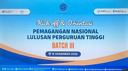 Orientasi Peserta Magang Nasional Tahun 2025 Batch 3  Beyond Hard Skill : Growth Mindset untuk Membangun Karir Masa Depan