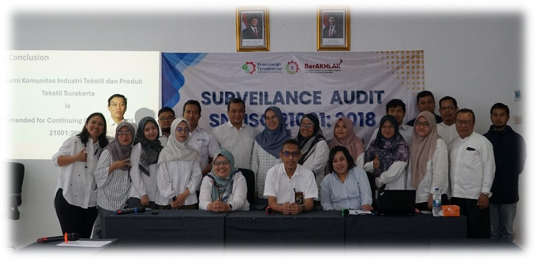 Hasil Gemilang Surveilance Audit: AK-Tekstil Solo Raih Banyak Temuan Positif dan Tanpa Negatif Finding