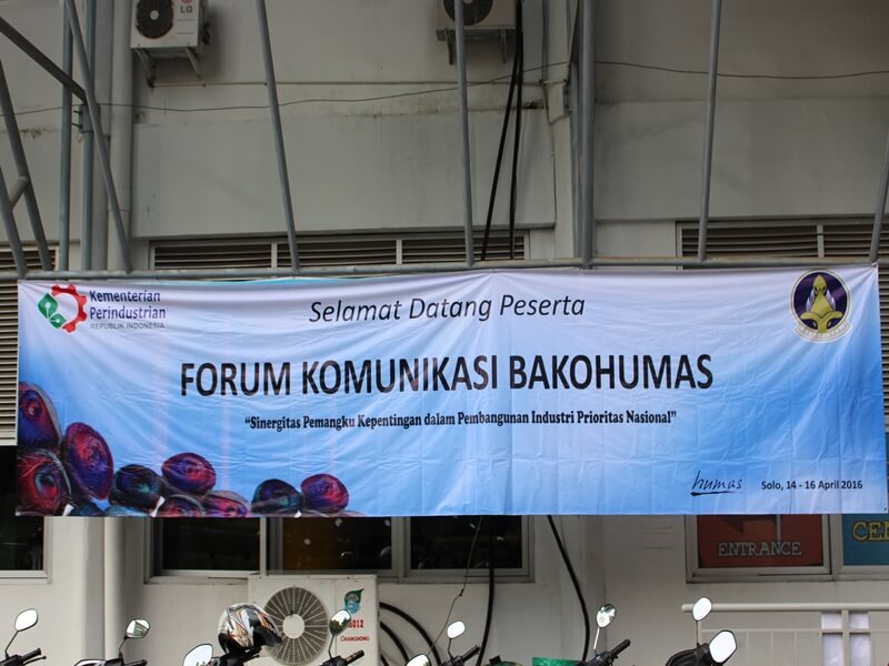 Kunjungan dari Forum Komunikasi Badan Koordinasi Humas ke AK Tekstil Solo