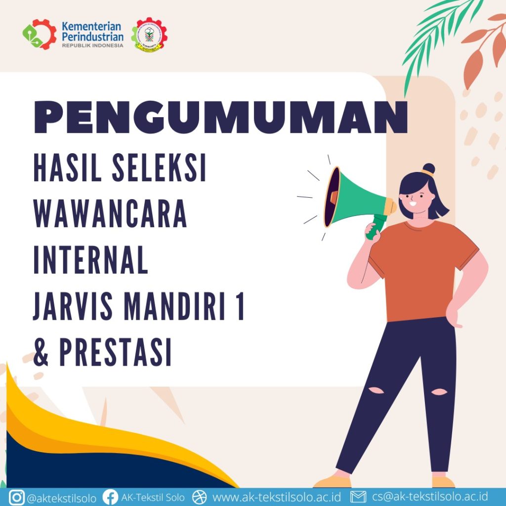 PENGUMUMAN HASIL SELEKSI WAWANCARA INTERNAL PMB JARVIS PRESTASI DAN JARVIS MANDIRI I TAHUN 2023/2024