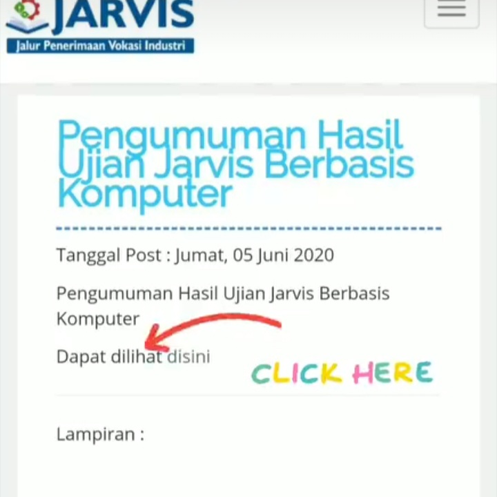 Kelulusan Seleksi PMB Gelombang I 2020/2021
