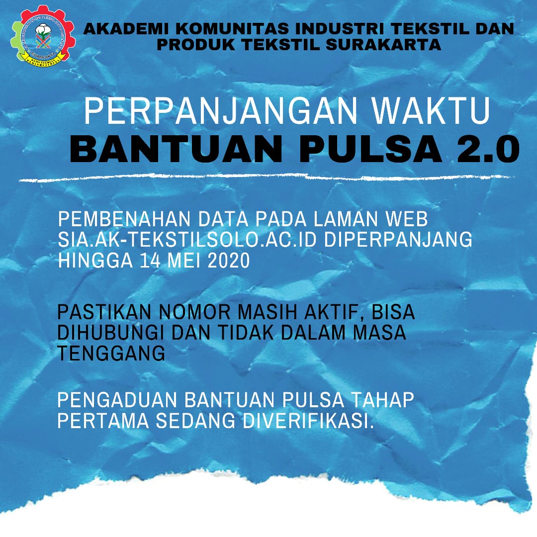 Pembenahan Data untuk Bantuan Pendanaan Pulsa Tahap 2