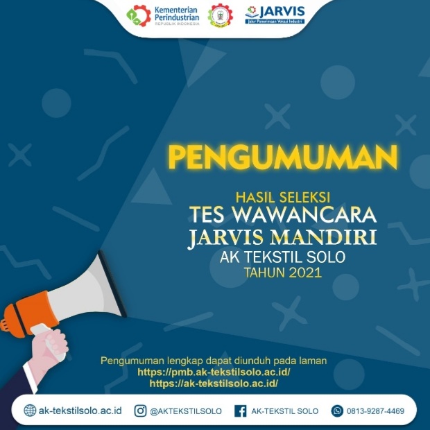 Pengumuman Final Jarvis Mandiri dan Persyaratan Daftar Ulang