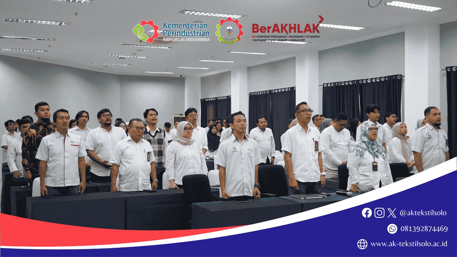 Selaraskan Program Kerja 2026, AK Tekstil Solo Ikuti Raker Kemenperin Secara Daring