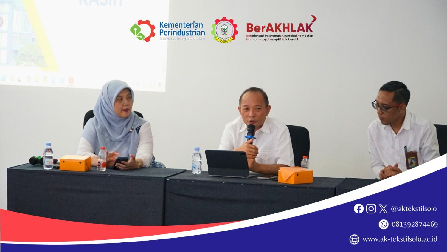 AK Tekstil Solo Tunjukkan Peran Strategis sebagai Textile Hub dalam Kunjungan Kepala BPSDMI
