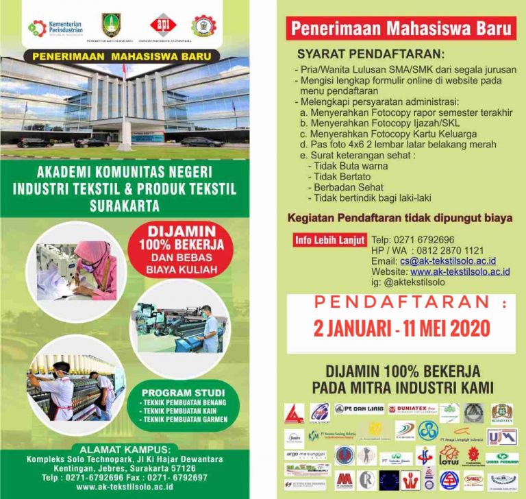 Penerimaan Mahasiswa Baru TA 2020/2021