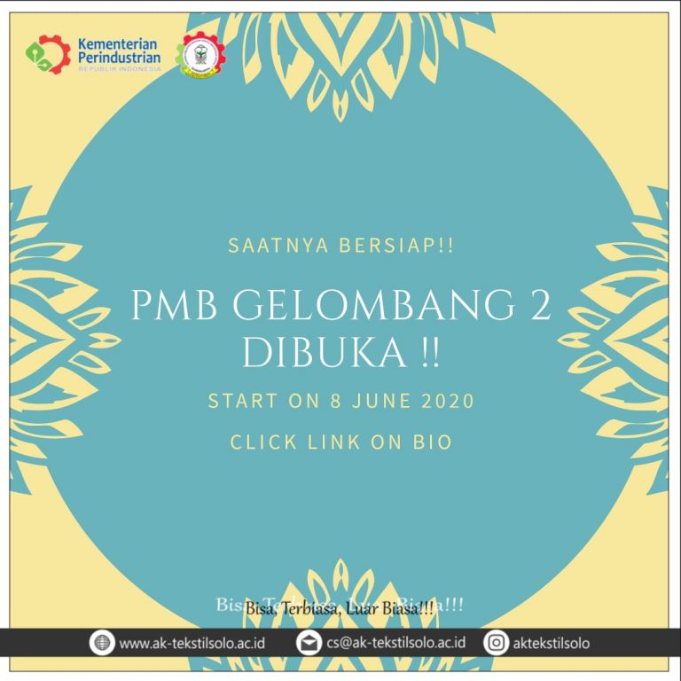 Pendaftaran Mahasiswa Baru Gelombang 2 Tahun 2020/2021