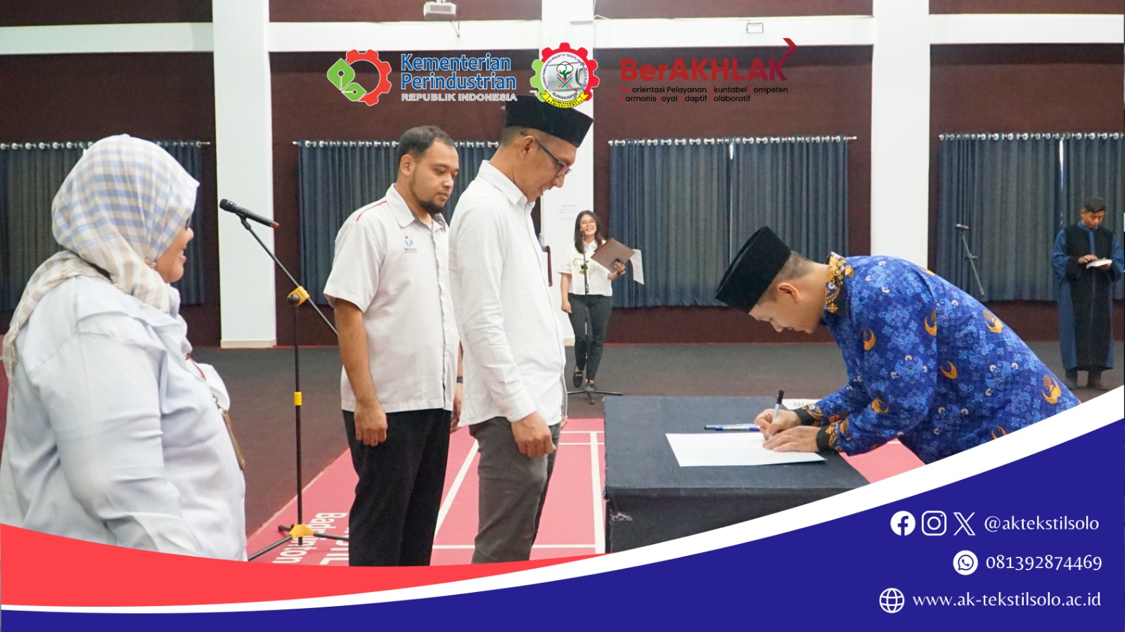 Resmi Dilantik, Pranata Laboratorium Pendidikan AK Tekstil Solo Siap Dukung Mutu Pembelajaran