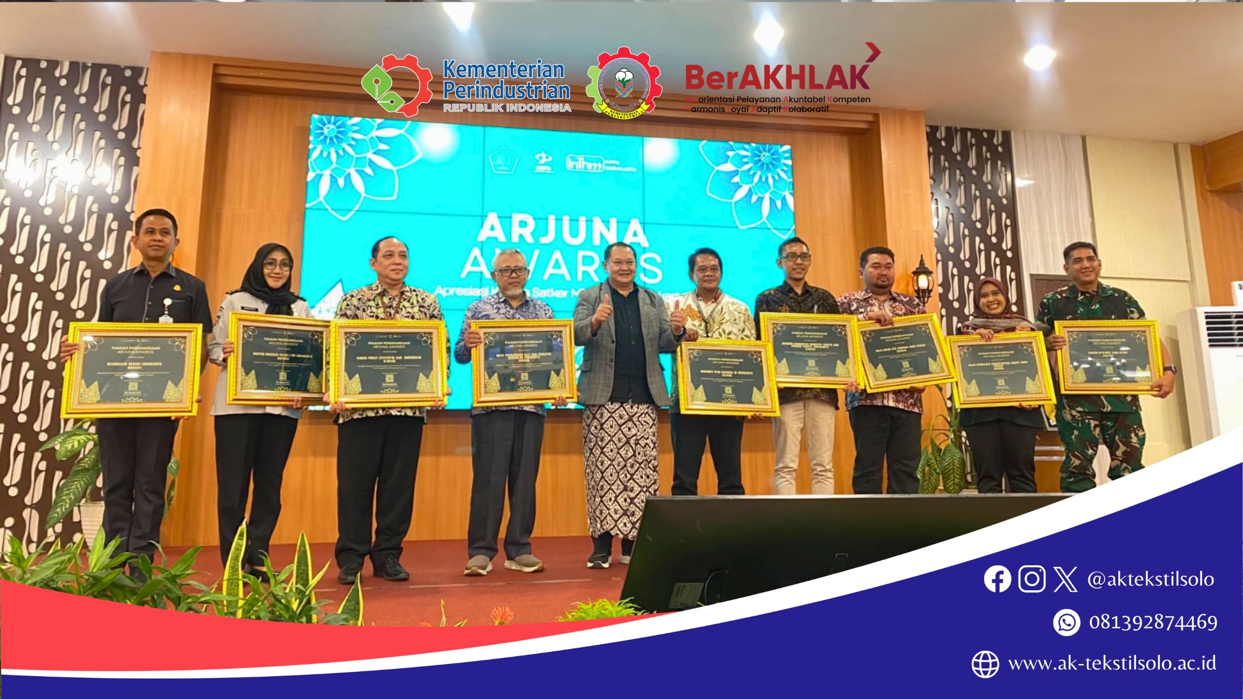 AK Tekstil Solo Raih Dua Penghargaan dari KPPN Surakarta