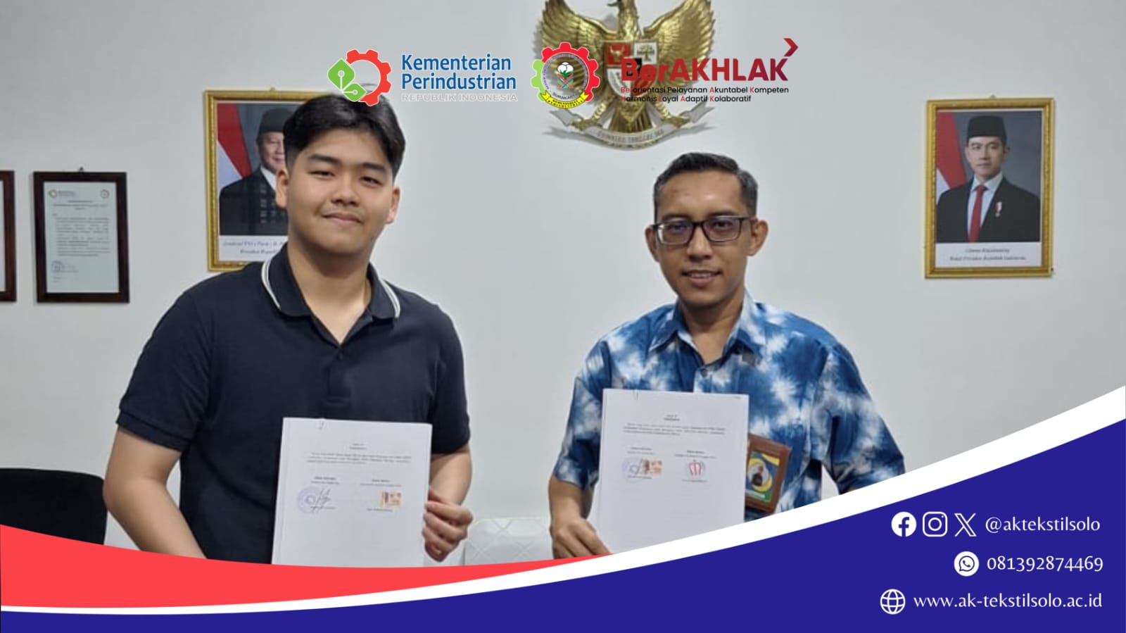 Sinergi Industri dan Akademisi: AK-Tekstil Solo Jalin Kerjasama Strategis dengan PT Mahkota Tunggal Mulia
