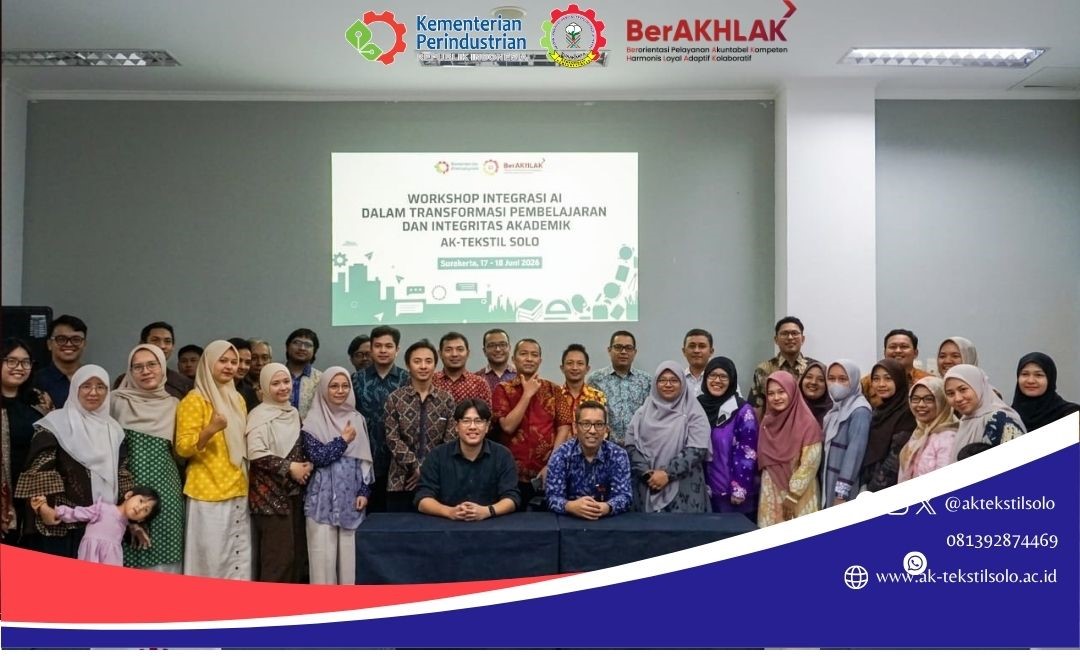 AK Tekstil Solo Gelar Workshop Integrasi AI dalam Transformasi Pembelajaran dan Integritas Akademik