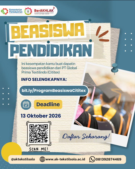 Program Beasiswa Pendidikan Cititex